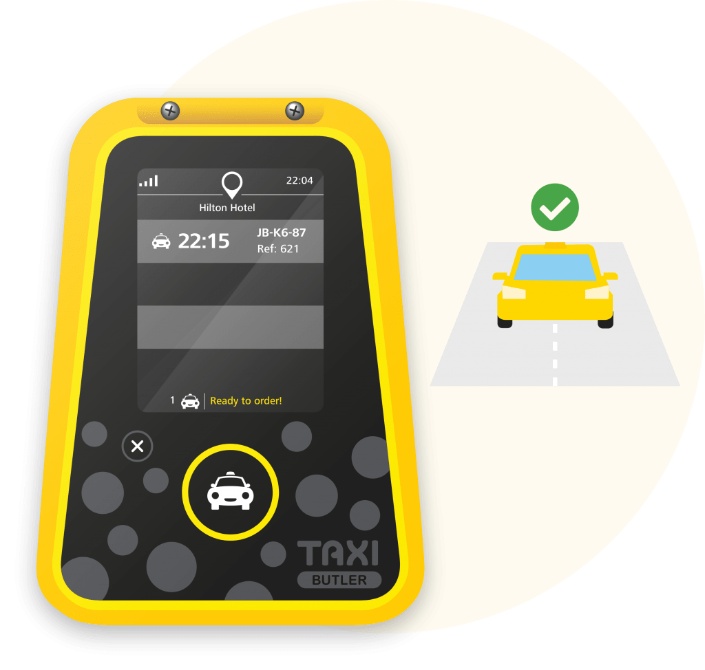 Venue Butler taxi booking for venues process step 2